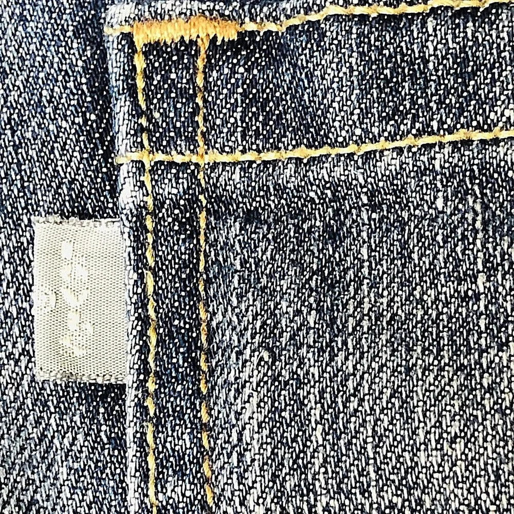 Vintage Levi's SILVER TAB Jeans Bootcut Med Wash Leather Patch Mens 34‎ 36x31